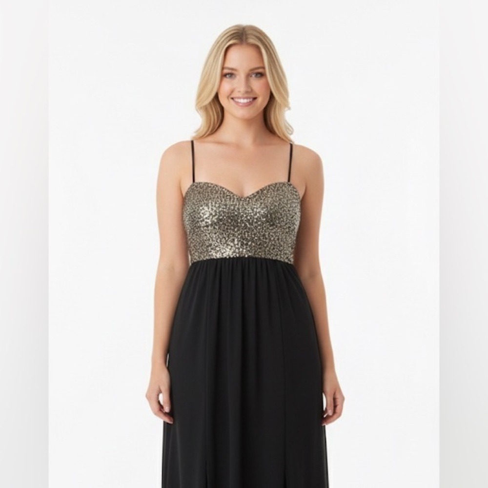 Trixxi size medium homecoming black maxi dress